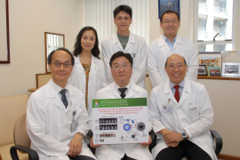 Group photo of the research team at the Department of Paediatrics & Adolescent Medicine, Li Ka Shing Faculty of Medicine, HKU. 